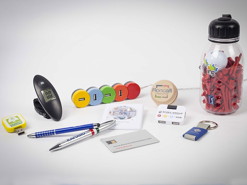 Luigidea fornitura di gadget personalizzati, merchandise, promozionale e visual